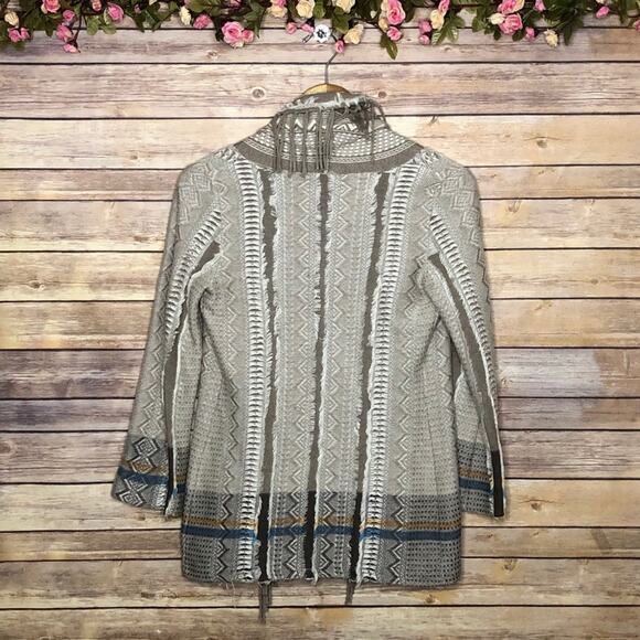 Nic + Zoe Fringed Shawl Collar Cardigan - Picture 3 of 10